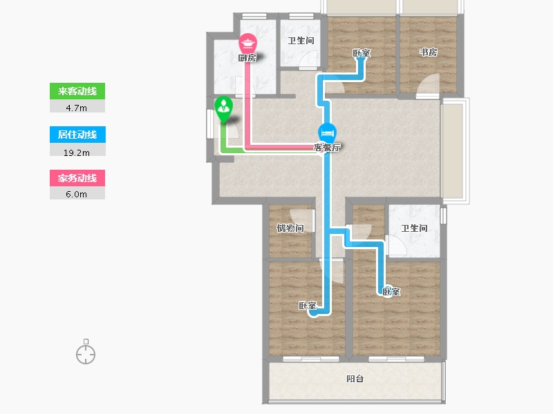 江苏省-南京市-宋都柏悦府-99.99-户型库-动静线