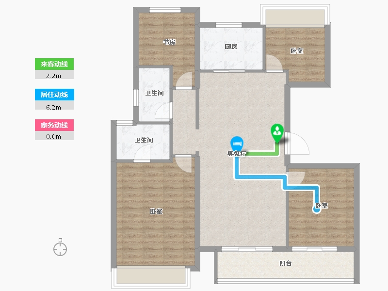 江苏省-南京市-宋都柏悦府-104.01-户型库-动静线