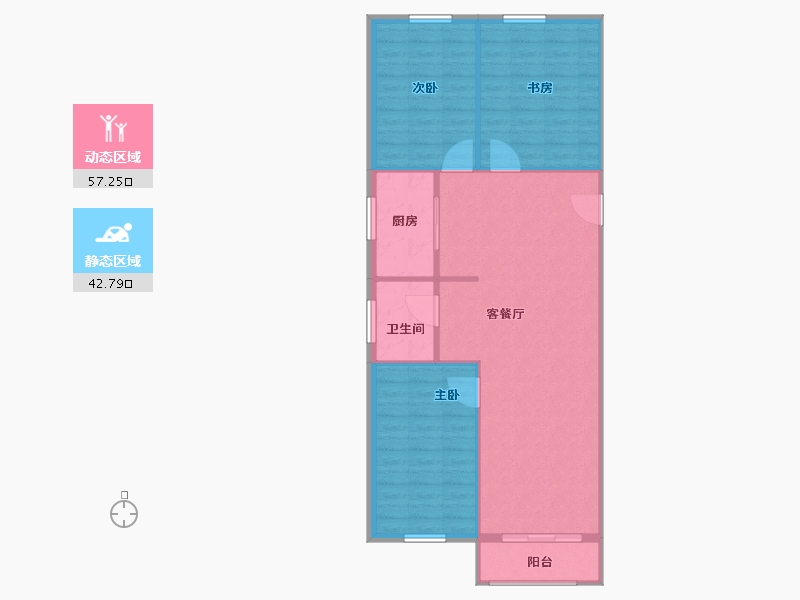 河北省-保定市-汇元·玖號院-93.24-户型库-动静分区