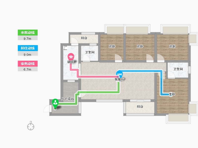 四川省-成都市-金壕雅庭-110.00-户型库-动静线