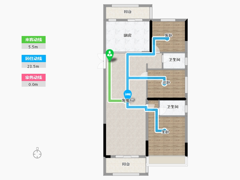 广东省-佛山市-自建房-116.00-户型库-动静线