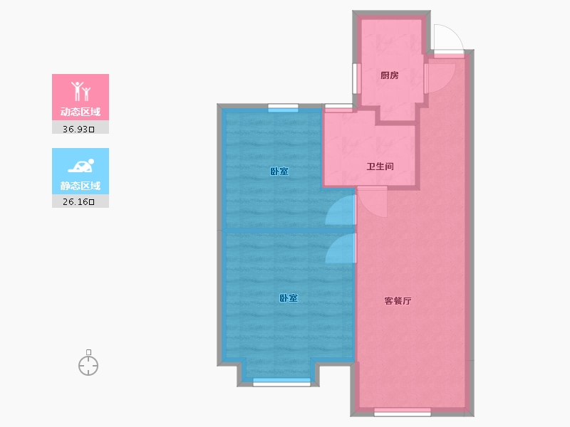 天津-天津市-大华国展公园世家-57.00-户型库-动静分区