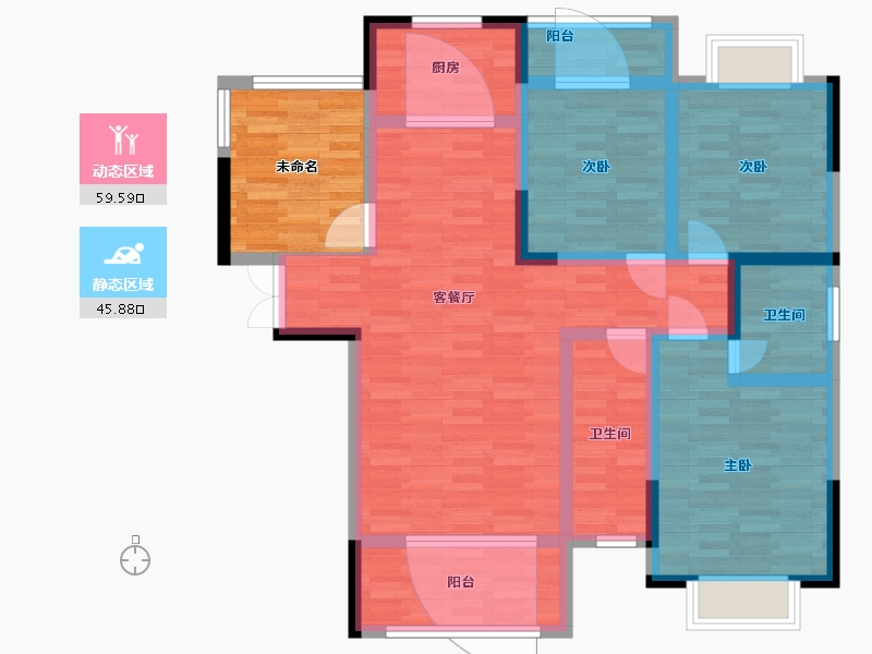 湖南省-邵阳市-邵东印象-112.16-户型库-动静分区