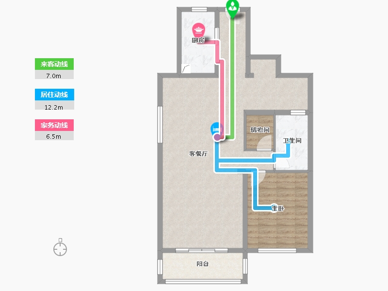 江苏省-南京市-葛洲坝融创南京紫郡府-220.00-户型库-动静线