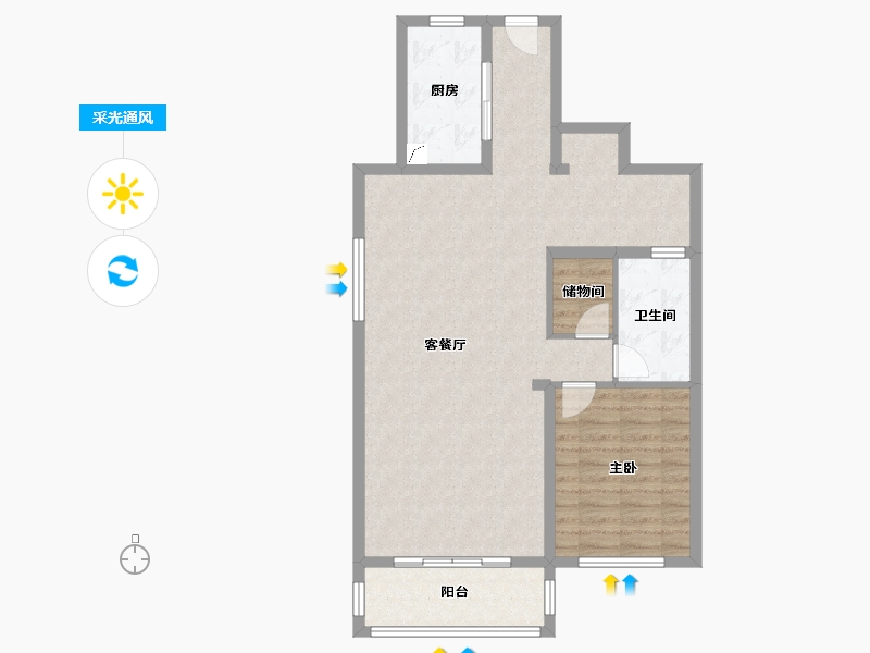 江苏省-南京市-葛洲坝融创南京紫郡府-220.00-户型库-采光通风