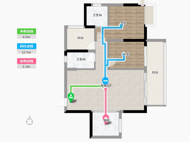 广东省-肇庆市-江南名苑-78.44-户型库-动静线