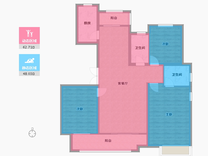 河北省-承德市-欢乐江山-100.00-户型库-动静分区