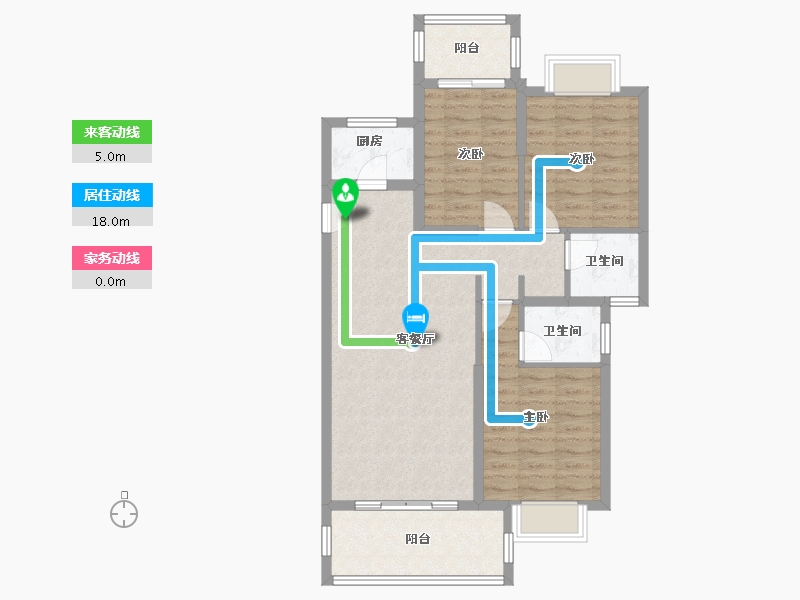 福建省-泉州市-禹洲中央湖郡-100.00-户型库-动静线