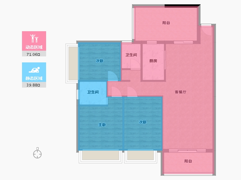 广西壮族自治区-贵港市-锦绣壹号-115.00-户型库-动静分区