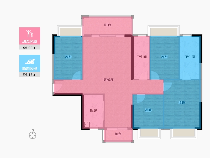 广西壮族自治区-贵港市-江南-115.31-户型库-动静分区