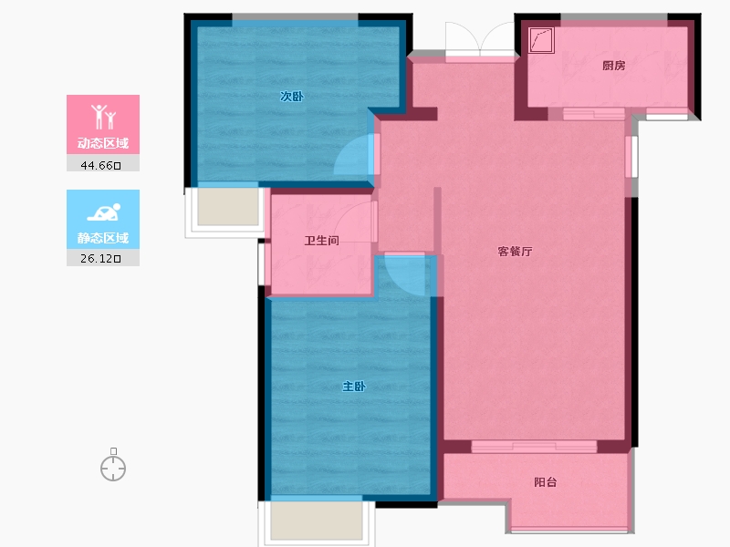 陕西省-西安市-御锦城15期-59.00-户型库-动静分区