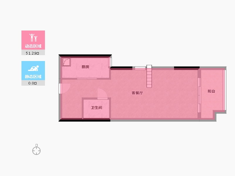 广西壮族自治区-南宁市-宝能城市广场-60.00-户型库-动静分区