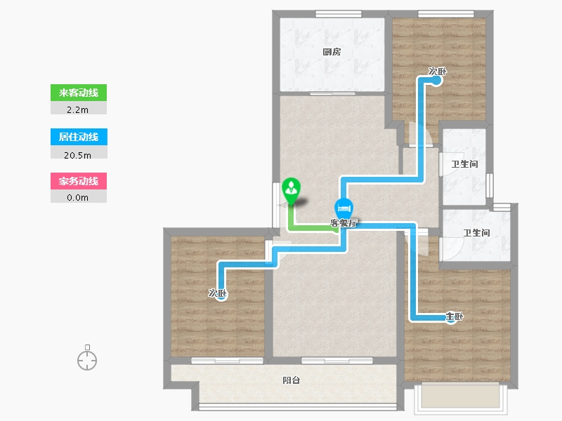 山东省-济宁市-保信联诚佳园-104.43-户型库-动静线