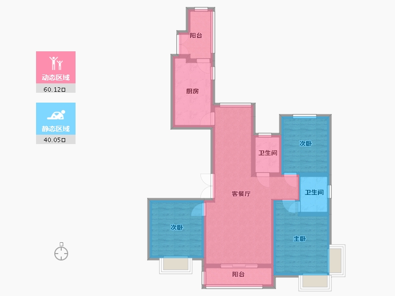 河北省-石家庄市-雅郡-100.00-户型库-动静分区