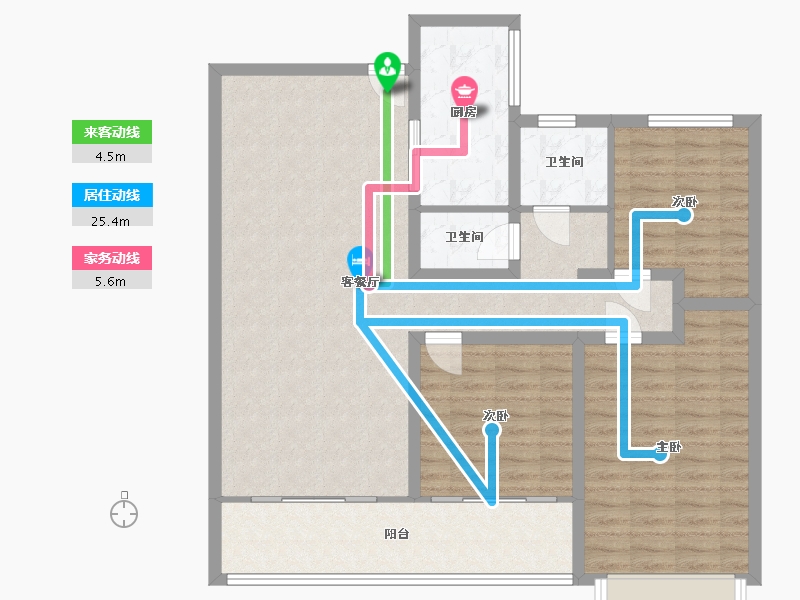 山东省-菏泽市-华夏幸福城-110.00-户型库-动静线