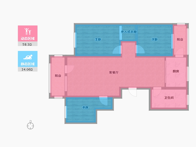 新疆维吾尔自治区-昌吉回族自治州-嘉兴小区-8.00-户型库-动静分区