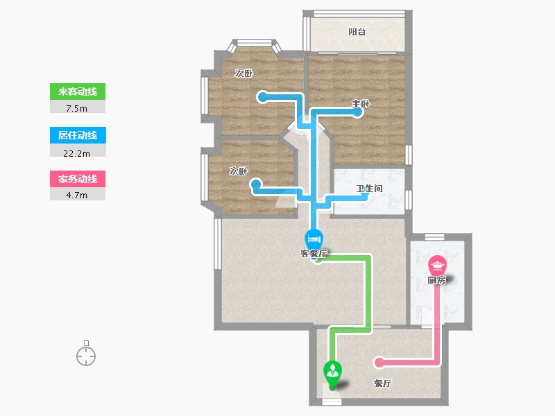 广东省-广州市-麓湖阁北塔-79.00-户型库-动静线