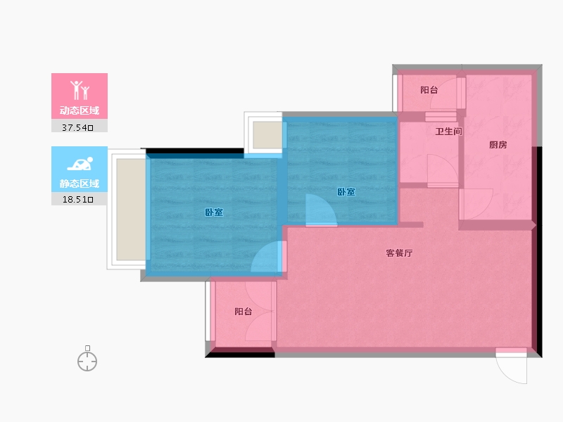 广东省-深圳市-汇裕-68.00-户型库-动静分区