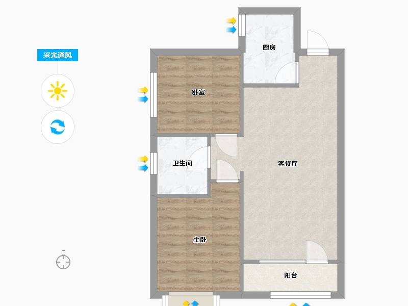 北京-北京市-1-1.00-户型库-采光通风