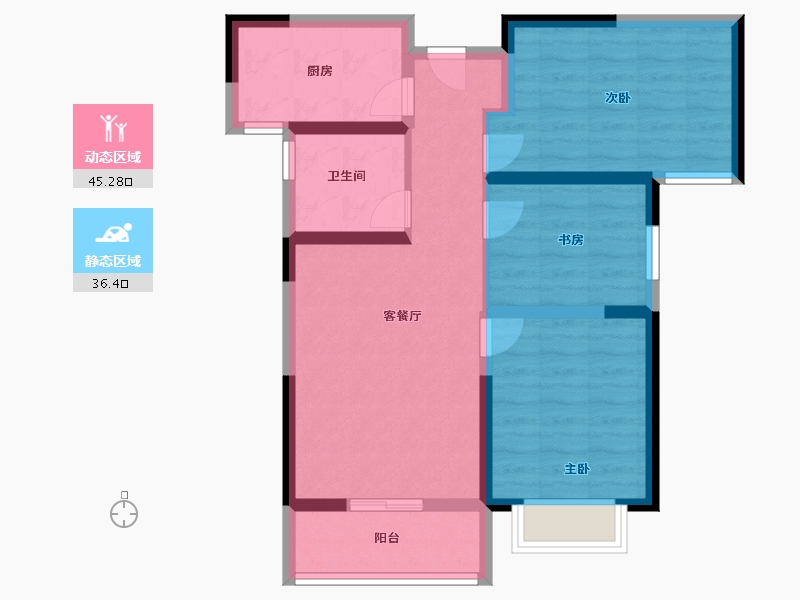 河南省-洛阳市-科弘.国风龙樾-72.00-户型库-动静分区