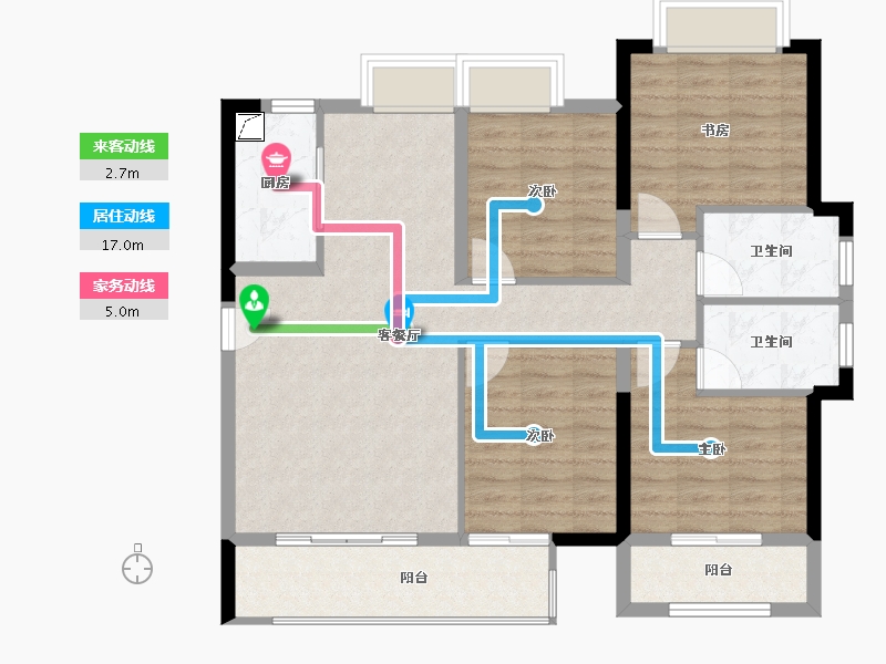 福建省-莆田市-大唐三盛国韵世家-98.00-户型库-动静线