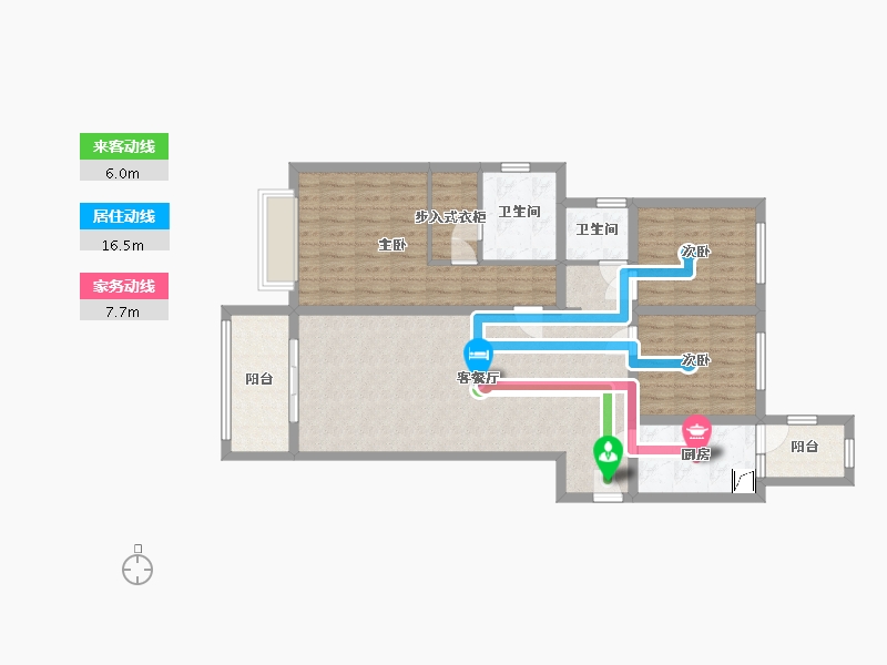 河北省-石家庄市-德贤华府-118.00-户型库-动静线