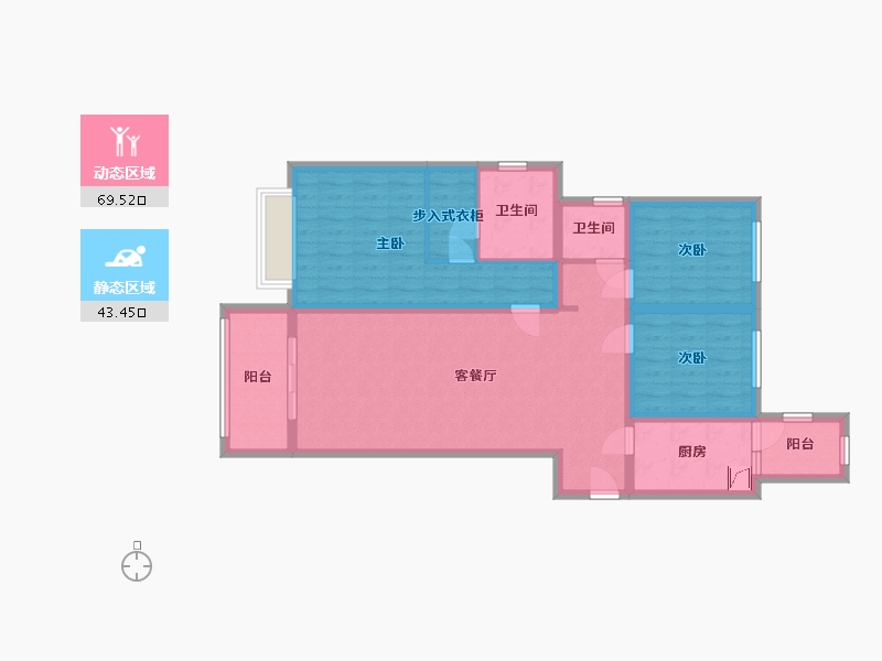 河北省-石家庄市-德贤华府-118.00-户型库-动静分区