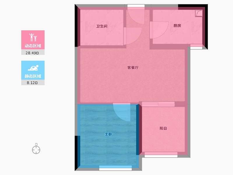 广东省-惠州市-嘉旺城-48.00-户型库-动静分区