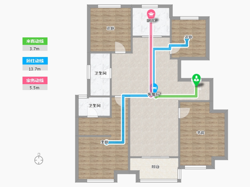 河南省-郑州市-亚新溱水府-116.00-户型库-动静线