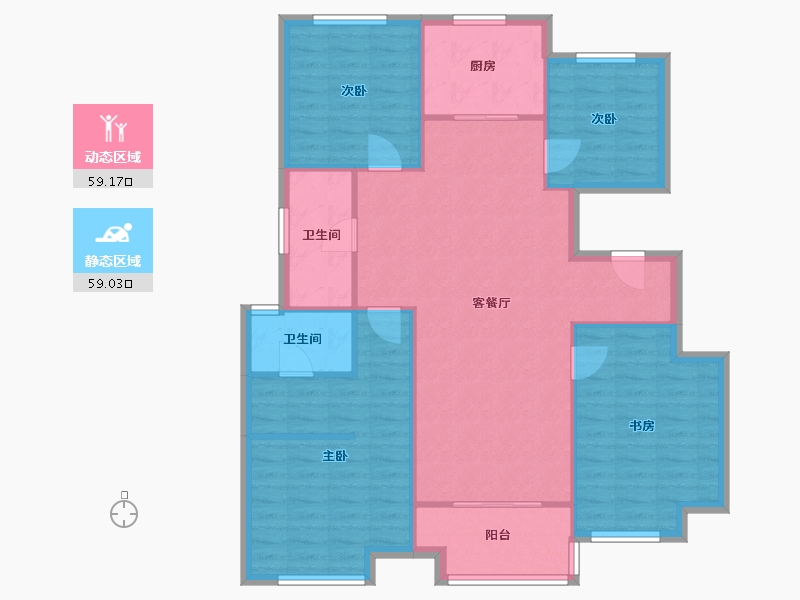 河南省-郑州市-亚新溱水府-116.00-户型库-动静分区