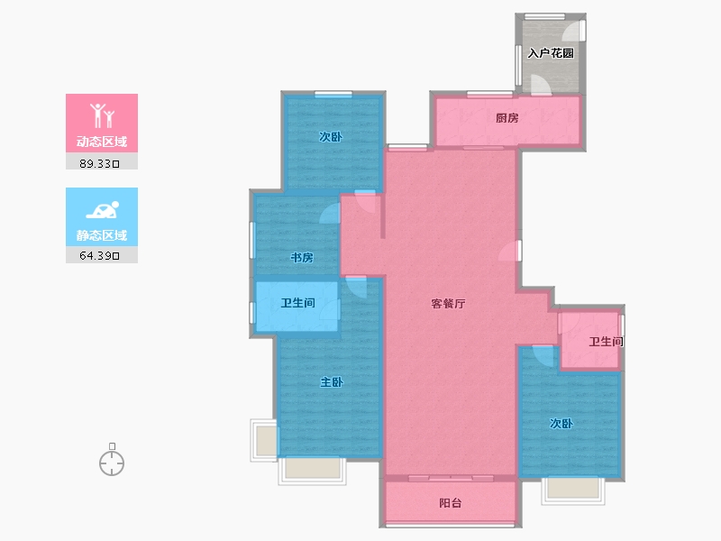 河北省-邢台市-天河城-145.00-户型库-动静分区