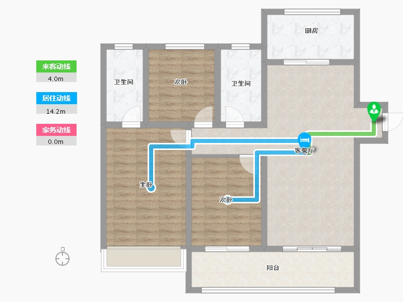 河南省-南阳市-状元府-100.00-户型库-动静线