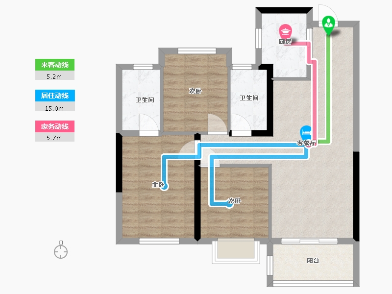 福建省-泉州市-建发央著-82.00-户型库-动静线