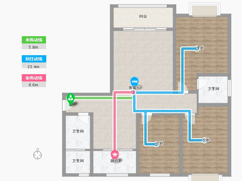 河南省-驻马店市-平舆颐高创业小镇-120.00-户型库-动静线