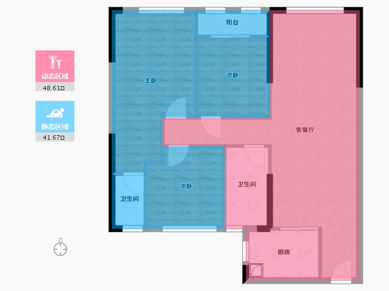 江西省-赣州市-保利联发康桥-118.00-户型库-动静分区