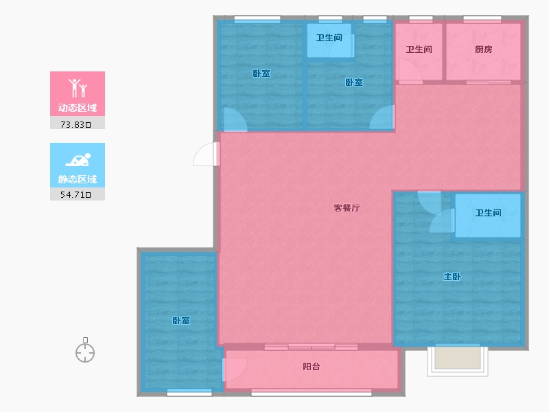 广东省-揭阳市-通用自建楼-140.00-户型库-动静分区