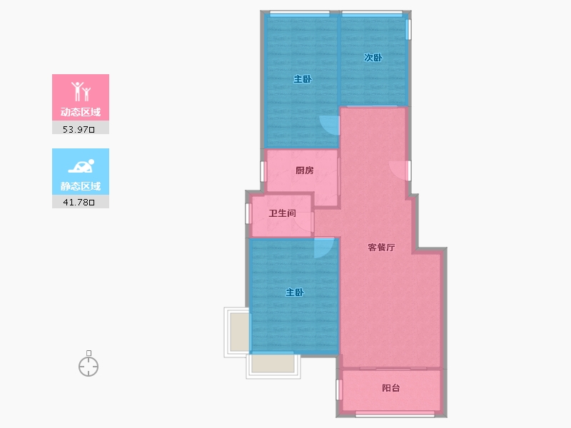 福建省-厦门市-东海-81.31-户型库-动静分区