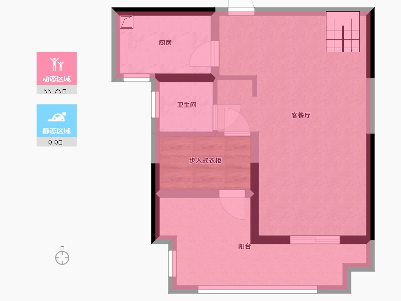 湖南省-长沙市-君和城-110.00-户型库-动静分区