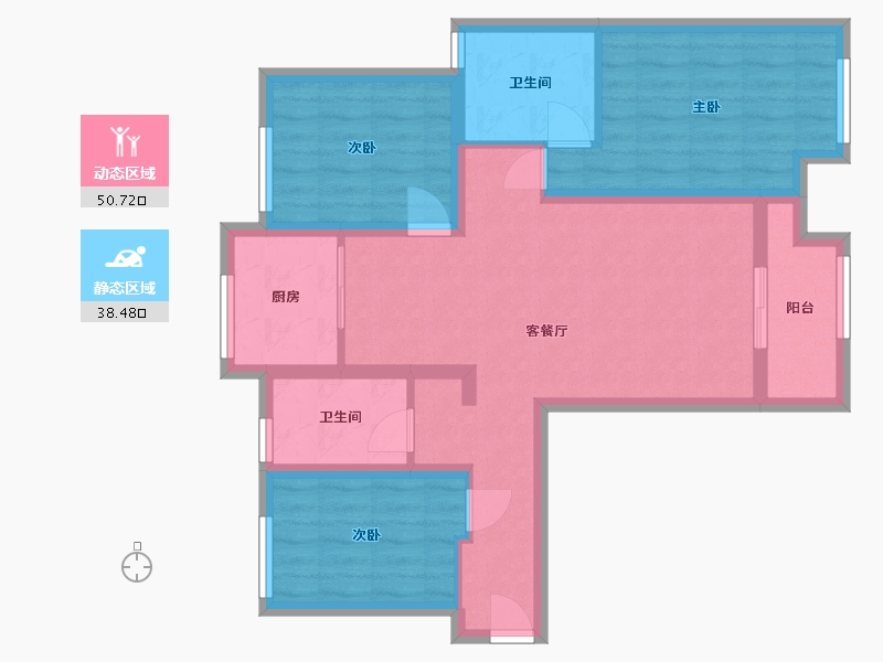 河北省-邢台市-樾公馆-91.04-户型库-动静分区