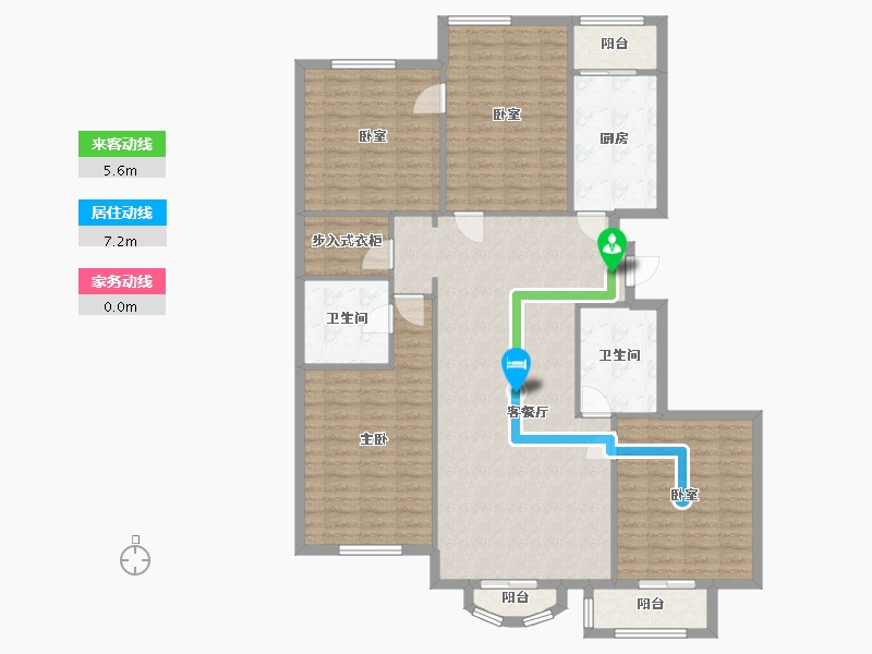 北京-北京市-京师园-140.60-户型库-动静线