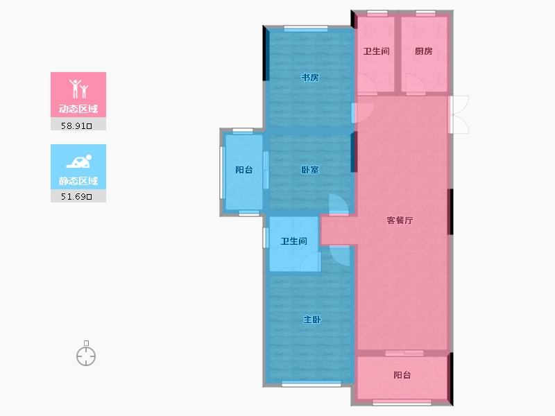 安徽省-宣城市-华夏·湖畔御苑-99.00-户型库-动静分区