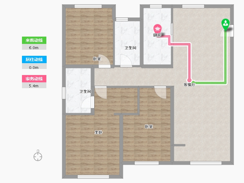 山东省-东营市-东营融创滨江壹号-125.00-户型库-动静线