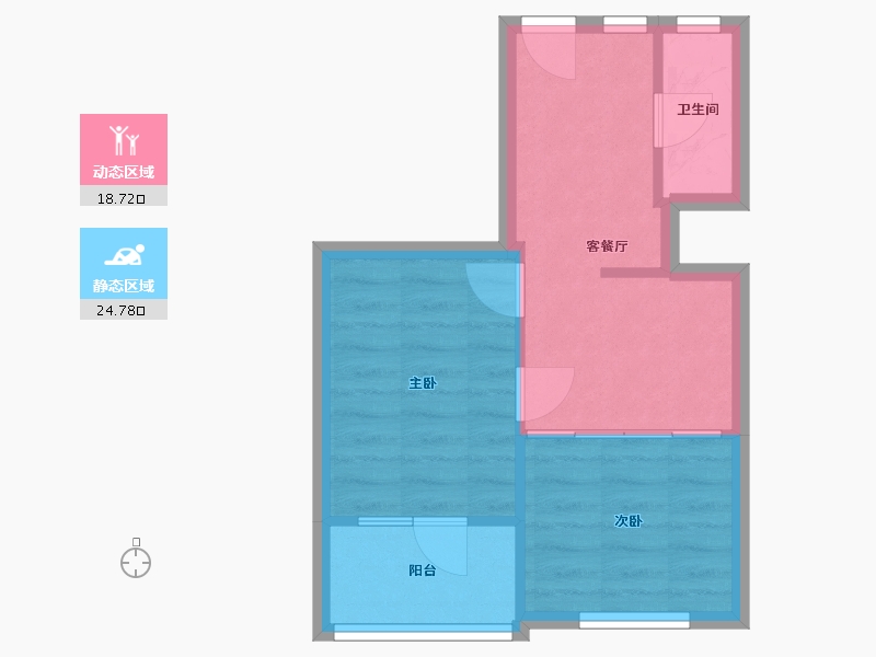 上海-上海市-东三小区-37.00-户型库-动静分区