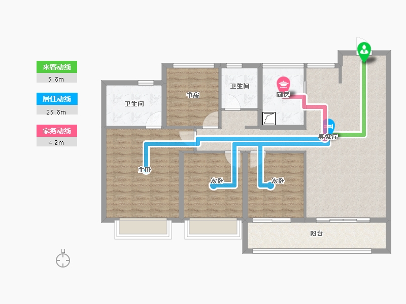 河南省-郑州市-融信奥体世纪-115.20-户型库-动静线