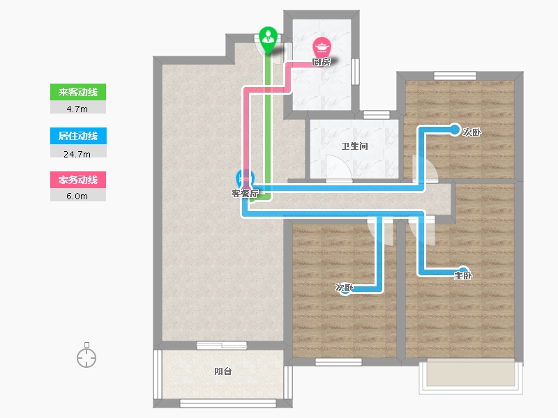 安徽省-阜阳市-御水华府-100.00-户型库-动静线