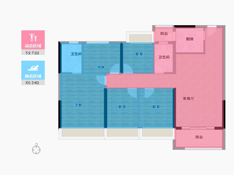 广东省-深圳市-泰福名苑-108.00-户型库-动静分区