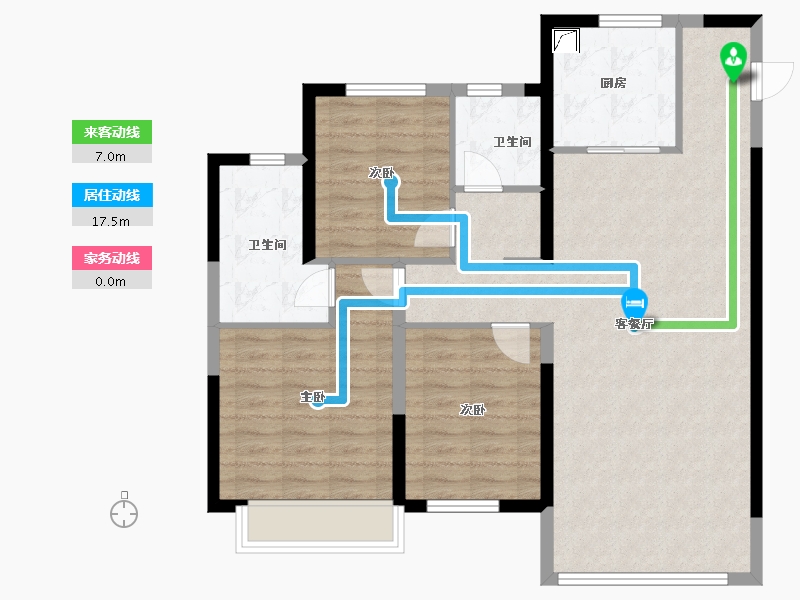 河南省-郑州市-奥园·悦城-95.01-户型库-动静线