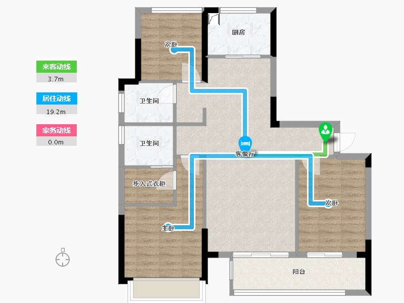 山东省-菏泽市-绿城单县兰园-100.00-户型库-动静线