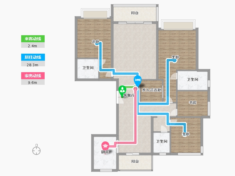 河南省-开封市-西湖半岛-150.00-户型库-动静线