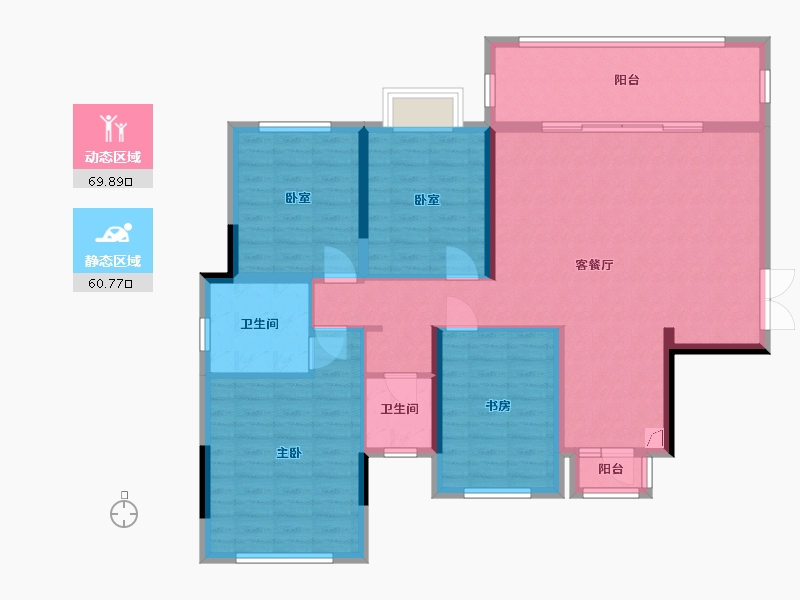 广西壮族自治区-南宁市-富鸣阳光城-30.00-户型库-动静分区